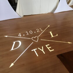 Throw Yo Hands Up Entertainment DJ & Photo Booth Monogram Wedding Name In Lights