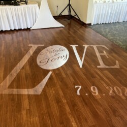 Throw Yo Hands Up Entertainment DJ & Photo Booth Monogram Wedding Name In Lights
