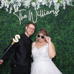 Throw Yo Hands Up Entertainment DJ & Photo Booth Service Michigan Wedding School Aaron Helber Near Me bride and groom Throw Yo Hands Up Entertainment